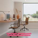 CadeiraManhattanBlackDiretorCarameloBaseAcoCromadoPreto7355