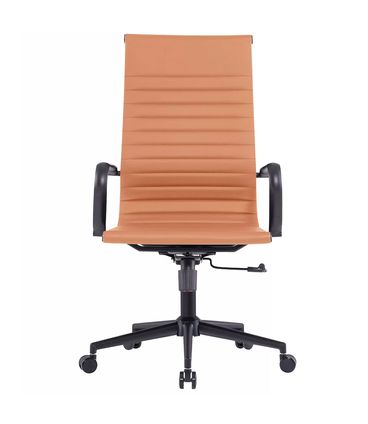 Cadeira Manhattan Black Presidente Caramelo Base Preta - 73569