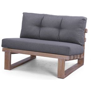 Sofa Modular Dori Linho Brooks Chumbo Base Drift - 73570