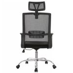 CadeiraSanDiegoTelaPretaBaseCromada58457