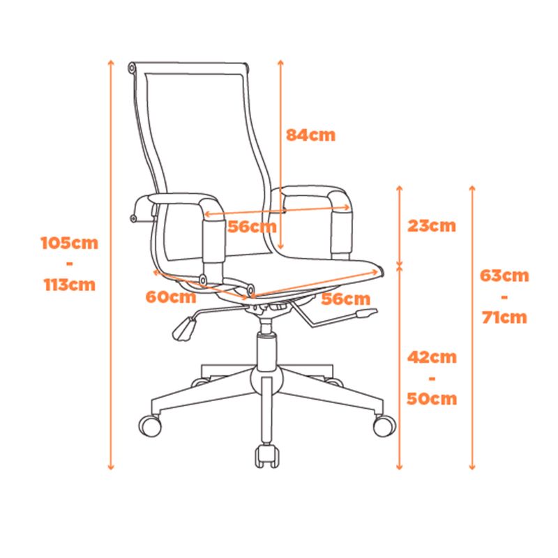 CadeiraSydneyPresidenteTelaPretaBaseCromada72215
