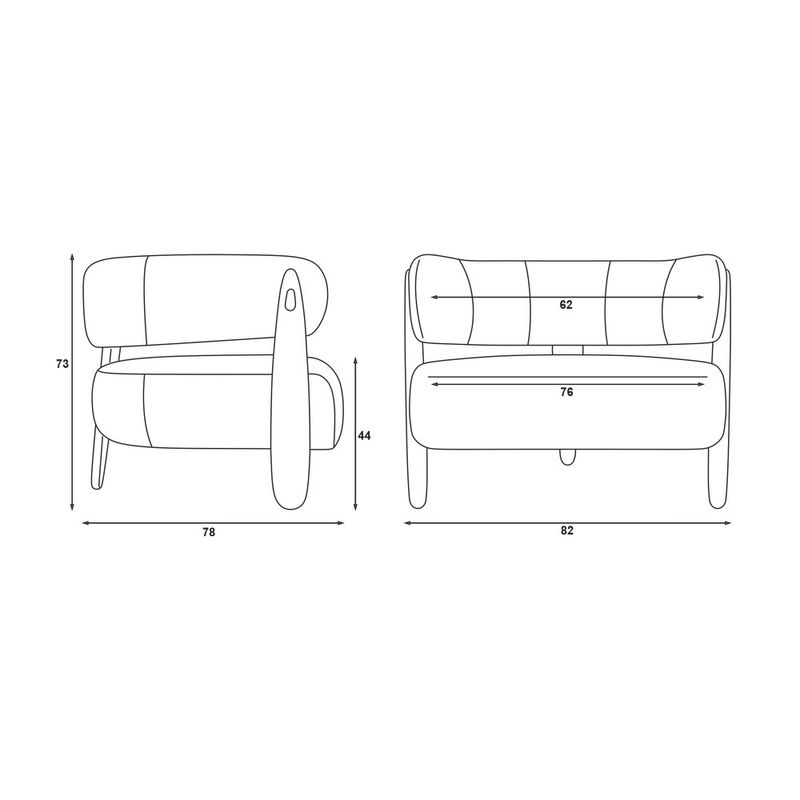 PoltronaBrumaEstofadaVeludoCinzaClaroeBaseMadeiraAmendoa73552