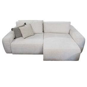 Sofa Cosi 4 Lugares Retratil Tecido Veludo Cru 270cm - 73751