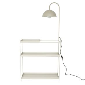 Aparador Wire Com Luminária Aço Carbono Porcelana - 73824