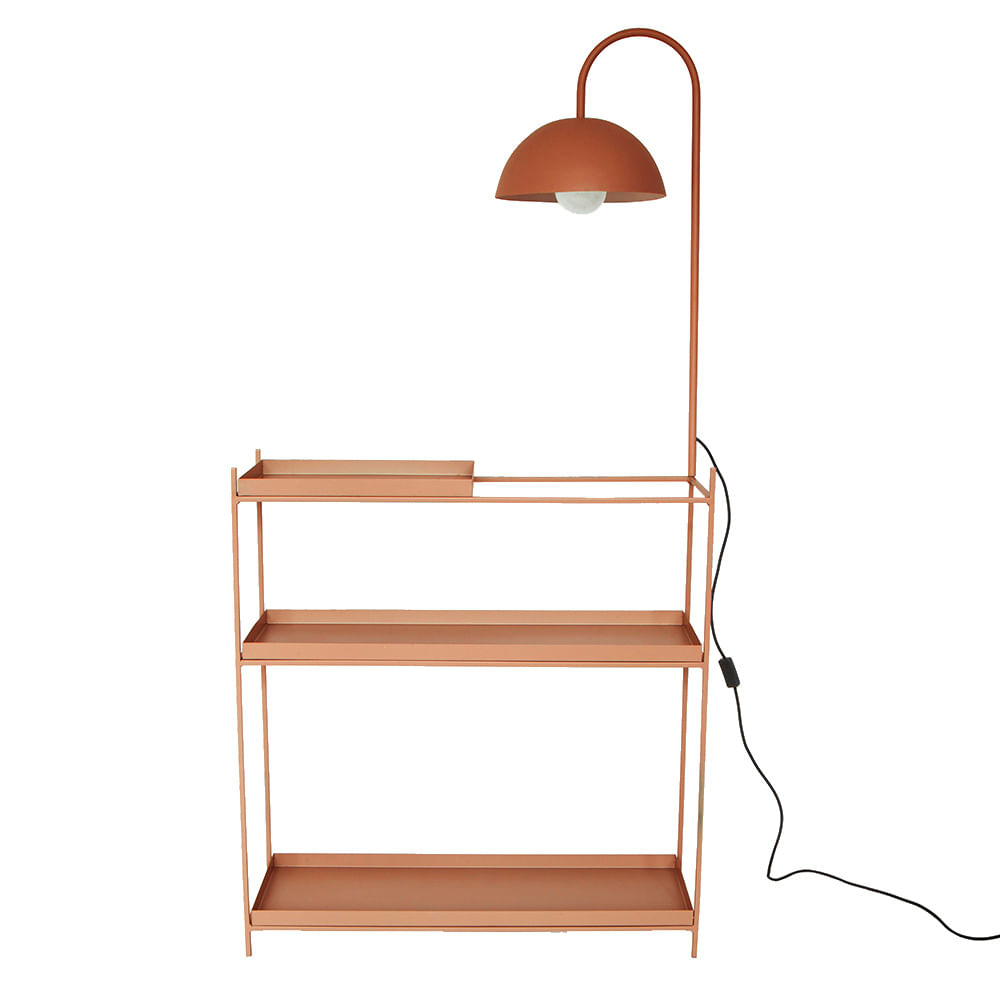 Aparador-Wire-Com-Luminaria-Aco-Carbono-Terracota---73826