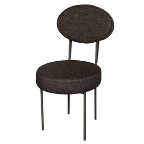 Cadeira Broto Chumbo Base Aço Carbono Preto - 73942