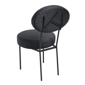 Cadeira Broto Chumbo Base Aço Carbono Preto - 73942