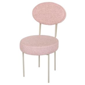 Cadeira Broto Quartzo Base Aço Carbono Taupe - 73944