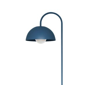 Luminária de Chão Aço Carbono Azul Névoa - 74028