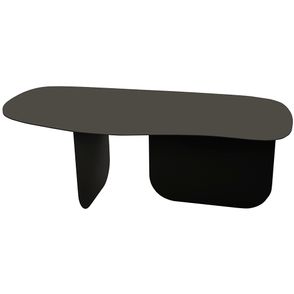 Mesa de Centro Stone G Aço Carbono Preto - 74274