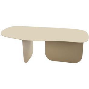 Mesa de Centro Stone G Aço Carbono Taupe - 74273