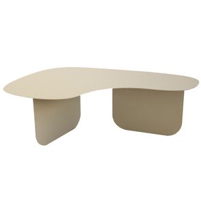 Mesa de Centro Stone GG Aço Carbono Taupe - 73845