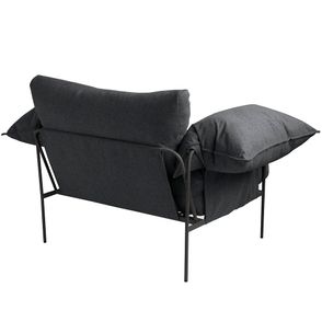 Poltrona Asa Chumbo Base Aço Carbono Preto - 74293
