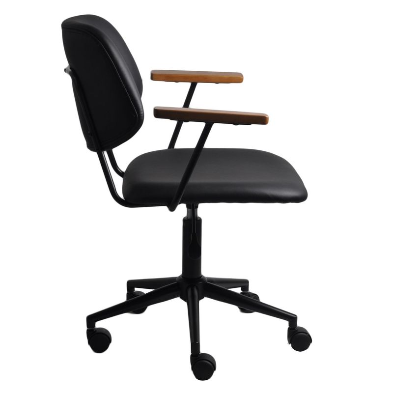 CadeiraOfficeRigacomBracoCourinoPretocomBaseRodizioPreta74359