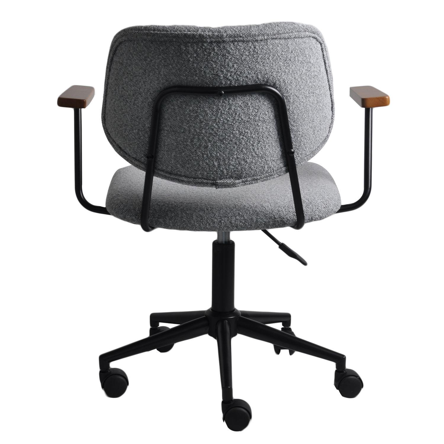 Cadeira-Office-Riga-com-Braco-Tecido-Cinza-com-Base-Rodizio-Preta---74361