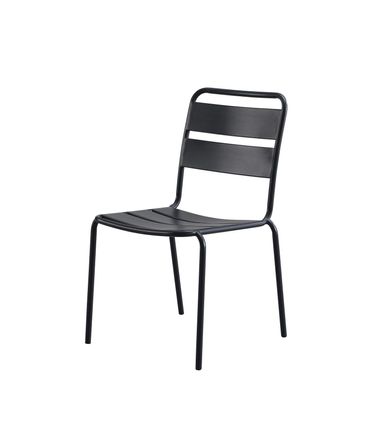 Cadeira Bora Sem Braco Estrutura em Aco com Pintura cor Preto - 74363