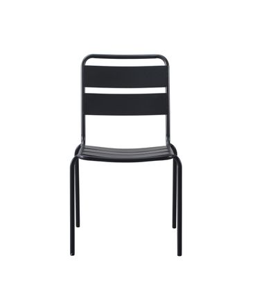 Cadeira Bora Sem Braco Estrutura em Aco com Pintura cor Preto - 74363