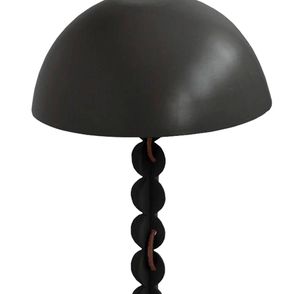Luminária de Mesa Gomos Aço Carbono Preto - 74378