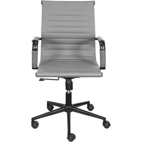 Cadeira Office Eames Dark Cinza Base Rodizio Preta - 74382