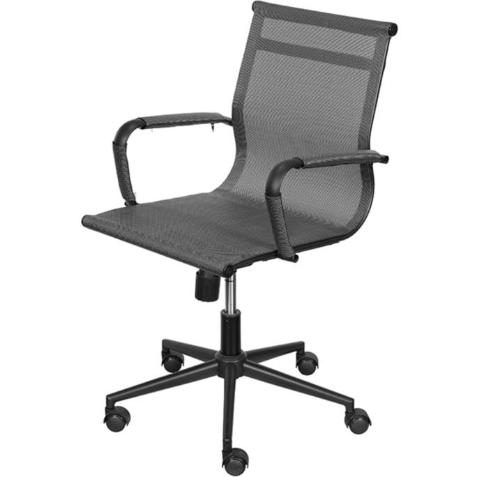 Cadeira-Office-Eames-Baixa-Dark-Tela-Cinza-com-Base-Rodizio-Preta---74386