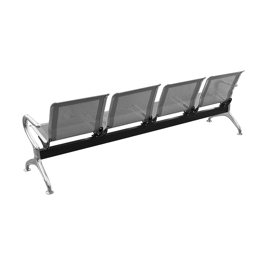 Longarina-Montreal-4-Lugares-Cinza-e-Estrutura-Aco-Cromado-215-cm---74404