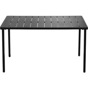 Mesa Antila Retangular em Ferro cor Preto 130 cm - 74409