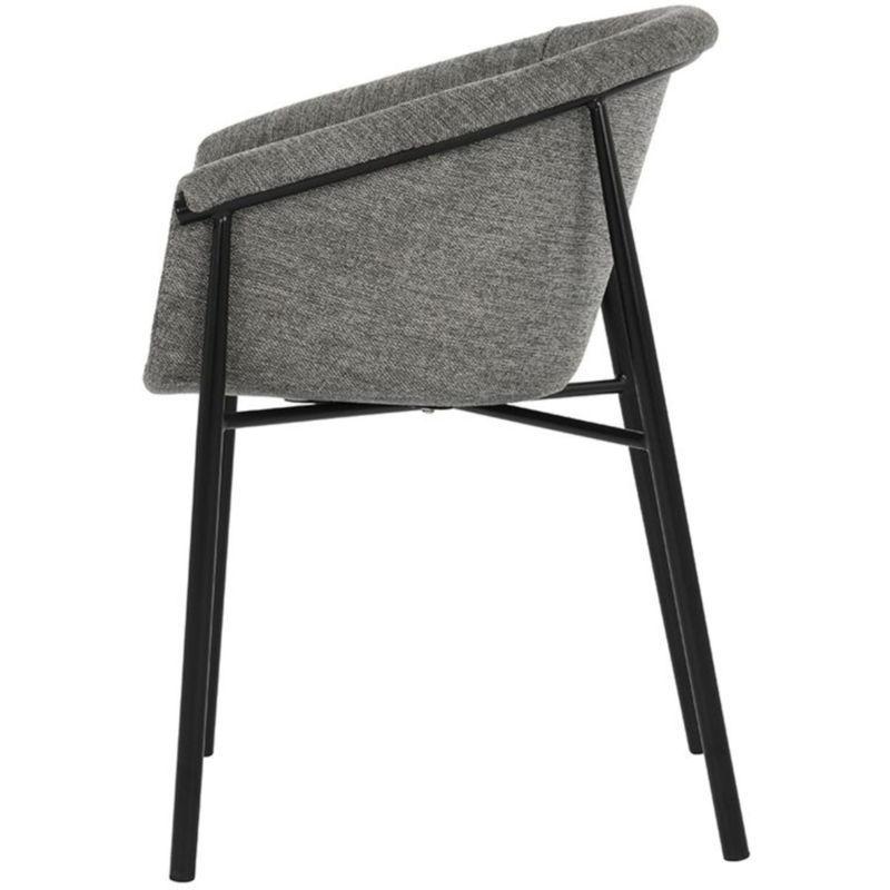 CadeiraMarinaTecidoCinzacomBaseemMetalPreta74423