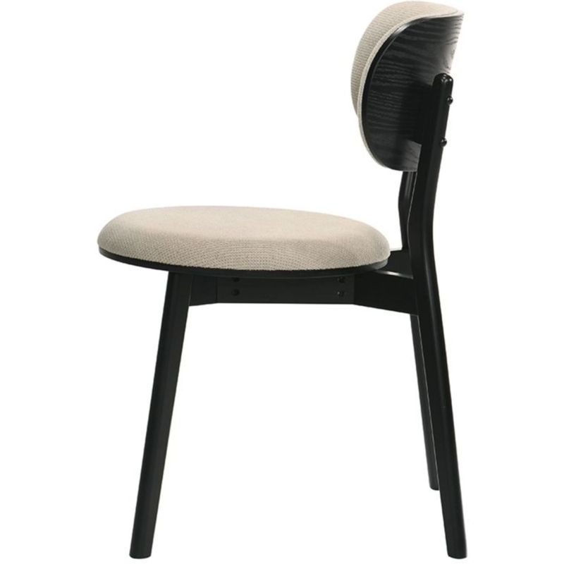 CadeiraBellaEstofadaTecidoOffWhitecomBaseMadeiraPreta74445