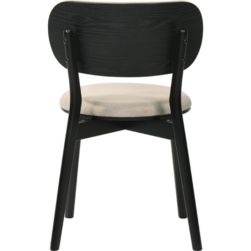 CadeiraBellaEstofadaTecidoOffWhitecomBaseMadeiraPreta74445