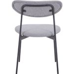 CadeiraNataliaEstofadaTecidoCinzacomBaseAcoChampagne74455