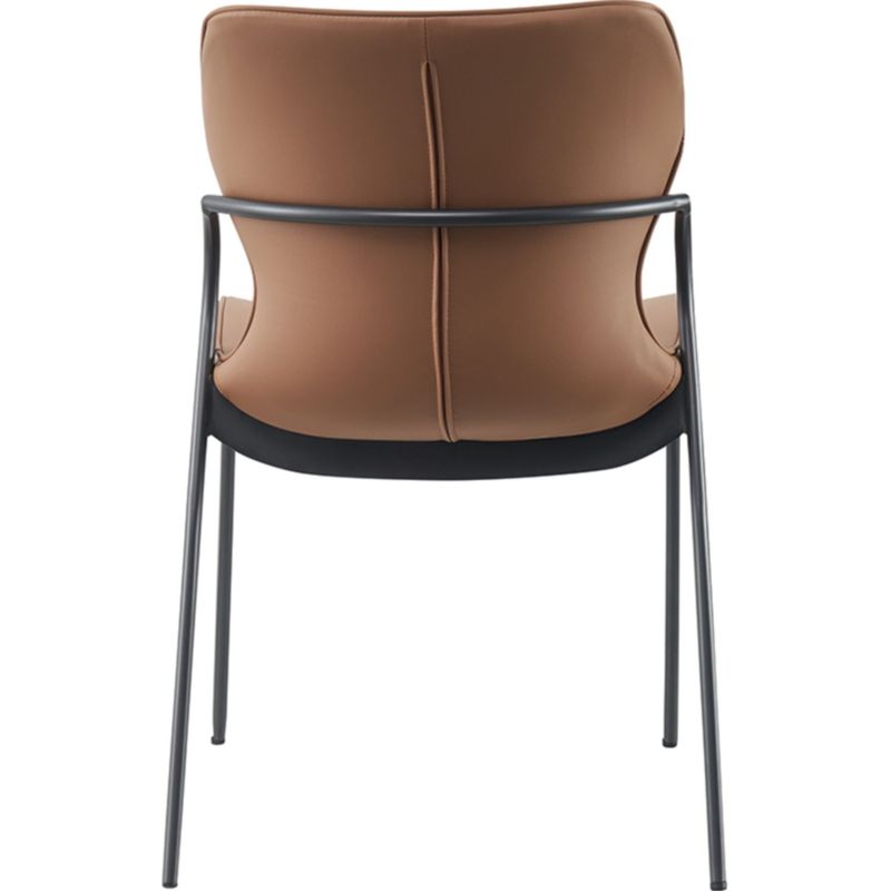 CadeiraMarcellaemCourinoCaramelocomBaseAcoPreto74469