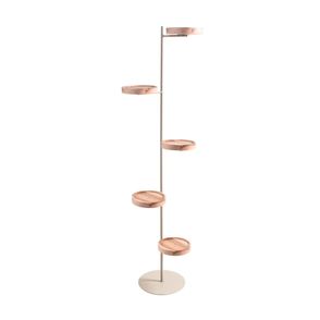 Floreira Eixo de Chão Aço Carbono Taupe - 74617