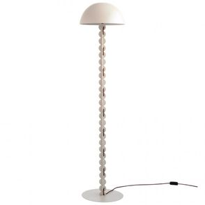 Luminária de Chão Gomos Aço Carbono Porcelana - 74649