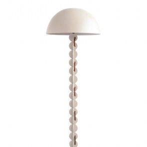Luminária de Chão Gomos Aço Carbono Porcelana - 74649