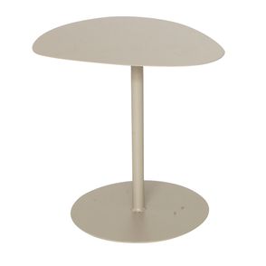 Mesa de Centro Orgânica Pequena Aço Carbono Taupe - 74702