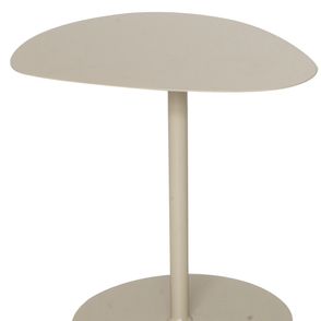 Mesa de Centro Orgânica Pequena Aço Carbono Taupe - 74702