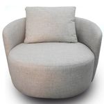 PoltronaSpinGiratoriaLinhoCinzacomAlmofada74813