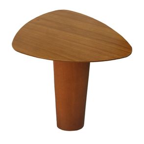 Mesa de Apoio Sintra Tampo Cinamomo e Base Champagne - 74823