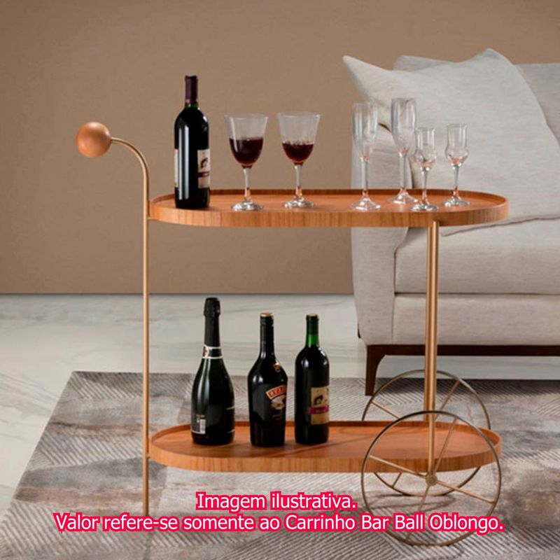 CarrinhoBarBallOblongoAmendoaSuaveBaseBronzeLight74838