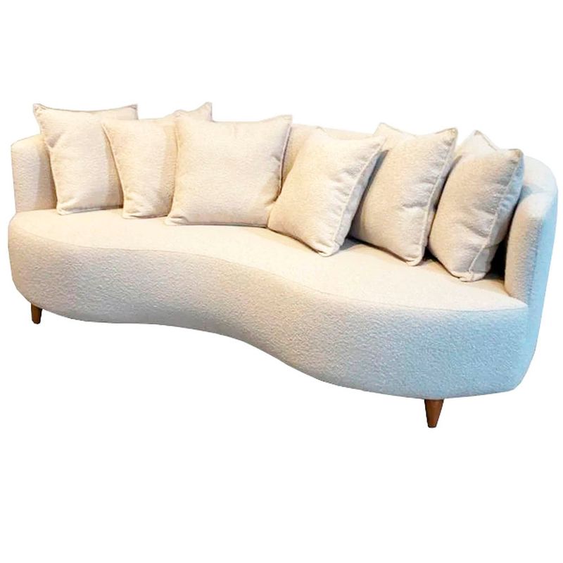 SofaBeans3LugaresEstofadoBoucleOffWhitePesMel210cm75084