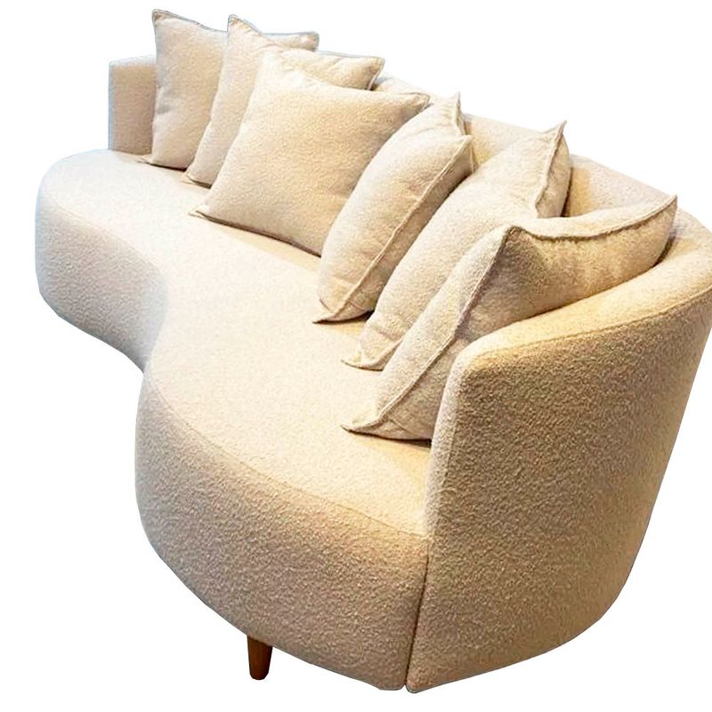 SofaBeans3LugaresEstofadoBoucleOffWhitePesMel210cm75084