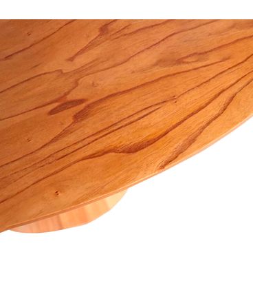 Mesa de Jantar Redonda Ebiza Tampo e Base Cinamomo 150cm - 75307