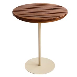 Mesa de Apoio Tampo Deck 50cm Base Taupe 49cm - 75496