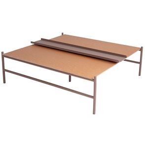 Mesa de Centro Marmo Tampo Terracota Saara Base Rubi - 75503