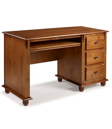 Escrivaninha Benne Madeira Macica 3 Gaveta 132cm - 59771