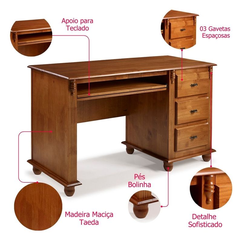 EscrivaninhaBenneMadeiraMacica3Gaveta132cm59771