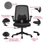 CadeiraAustinOfficeDiretorGiratoriaTelaMeshBasePolipropileno75635