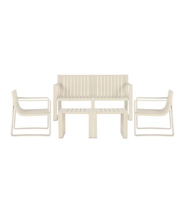 Conjunto Sofá Verte Eco 5 Peças Polipropileno Bambu - 75685