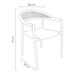 CadeiraTrancosoAluminioPretoAssentoCordaNauticaAmendoa72039