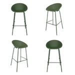 Kit04BanquetasDropsPolipropilenoFendiBaseAco75718